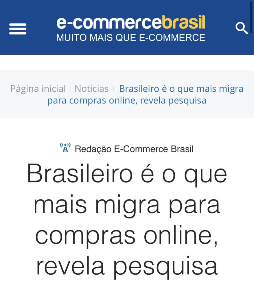 Brasileiro é o que mais migra para compras online, revela pesquisa